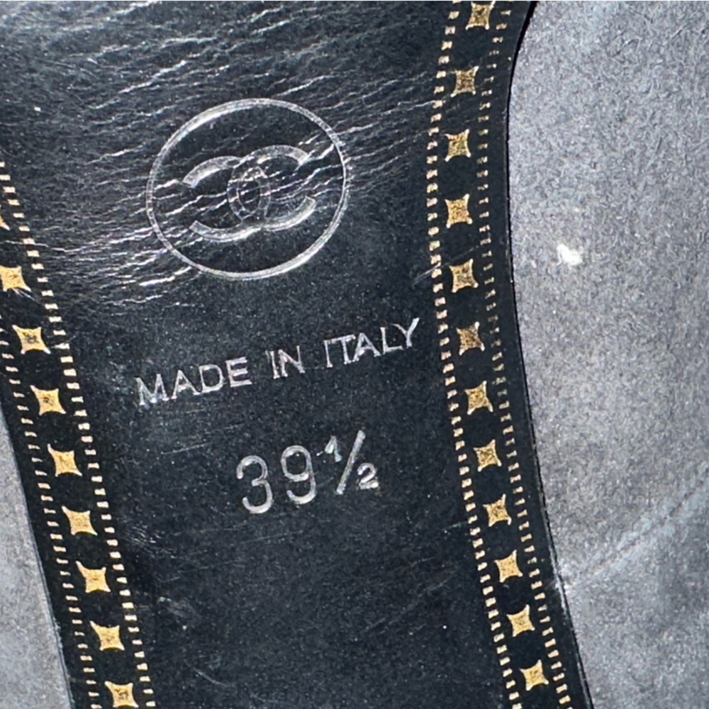 CHANEL heels Black Leather - Picture 10 of 12